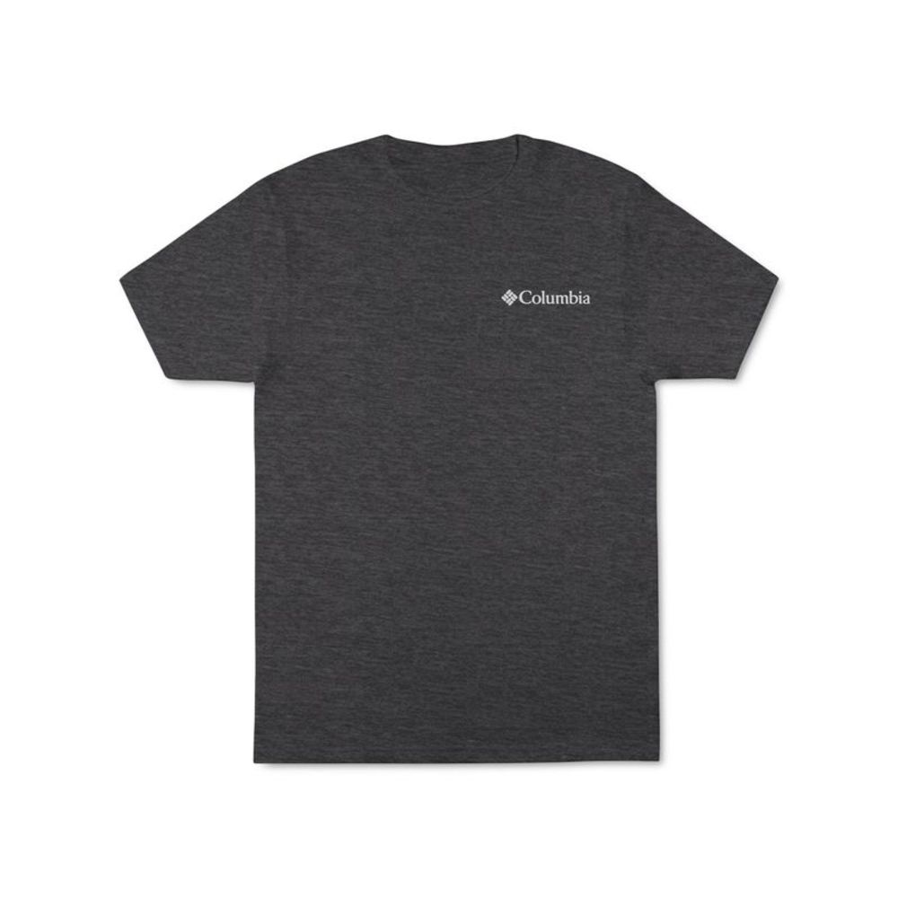 COLUMBIA SPORTSWEAR CO. Mens Eternal Gray Logo Graphic Short Sleeve T-Shirt S